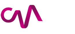 Logotipo del Club de Marketing de Navarra para fondo oscuro