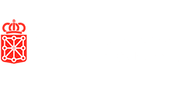 Logotipo del Gobierno de Navarra para fondo oscuro