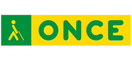 Logotipo de ONCE para fondo oscuro