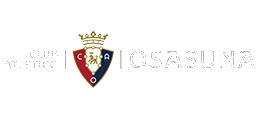 Logotipo del Club Atlético Osasuna para fondo oscuro