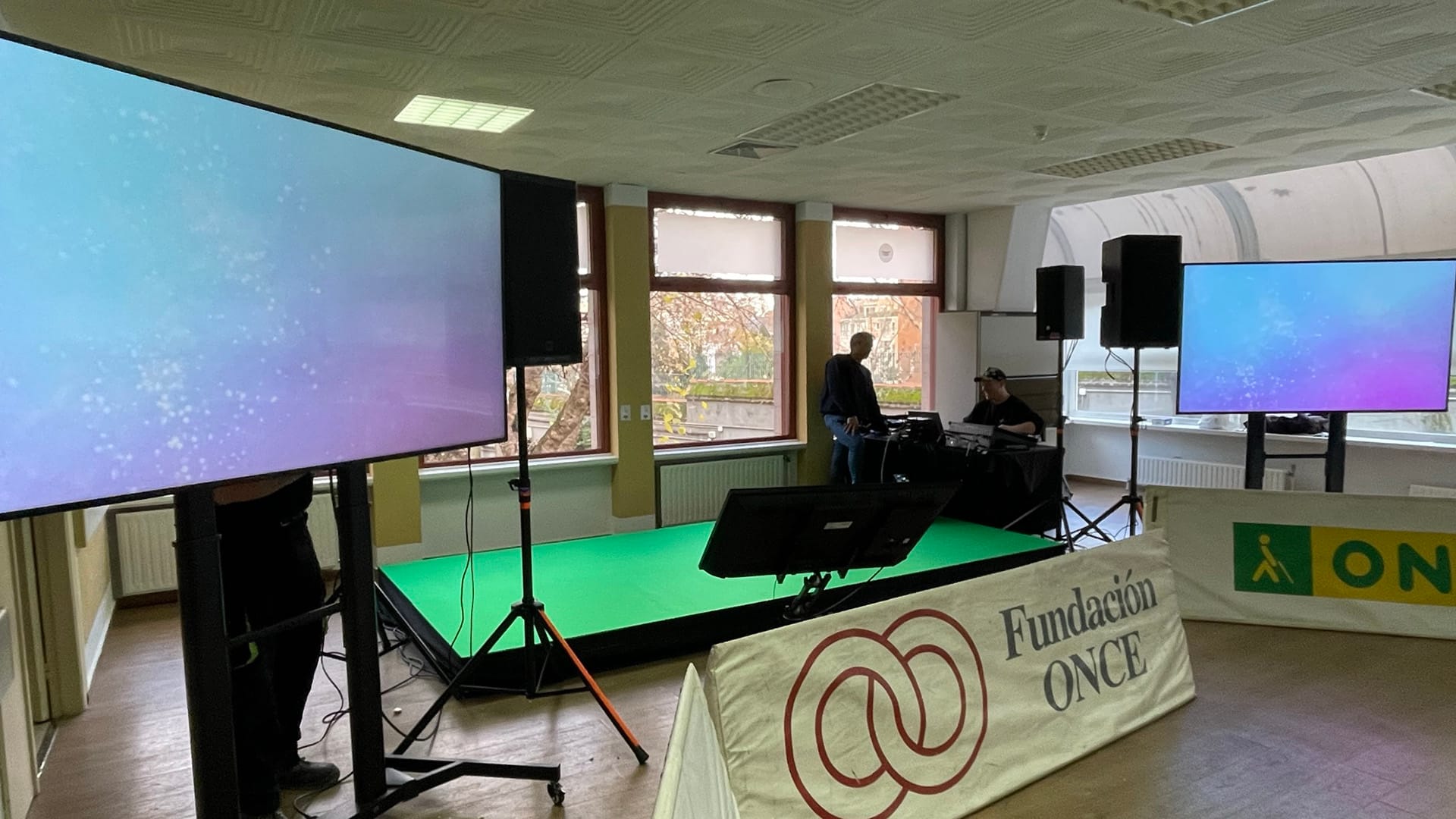 Escenario para evento de ONCE