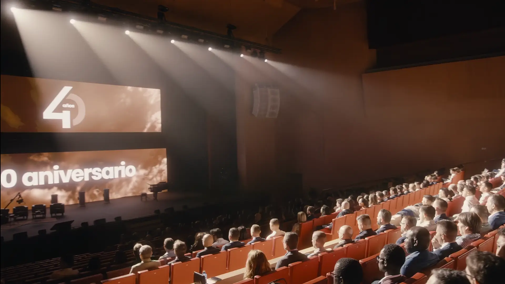 Escenario para el evento de Virto Group