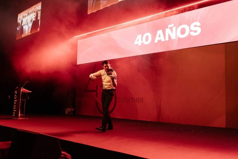 Producción de eventos en Pamplona: El espectacular 40 aniversario de Zabala Innovation