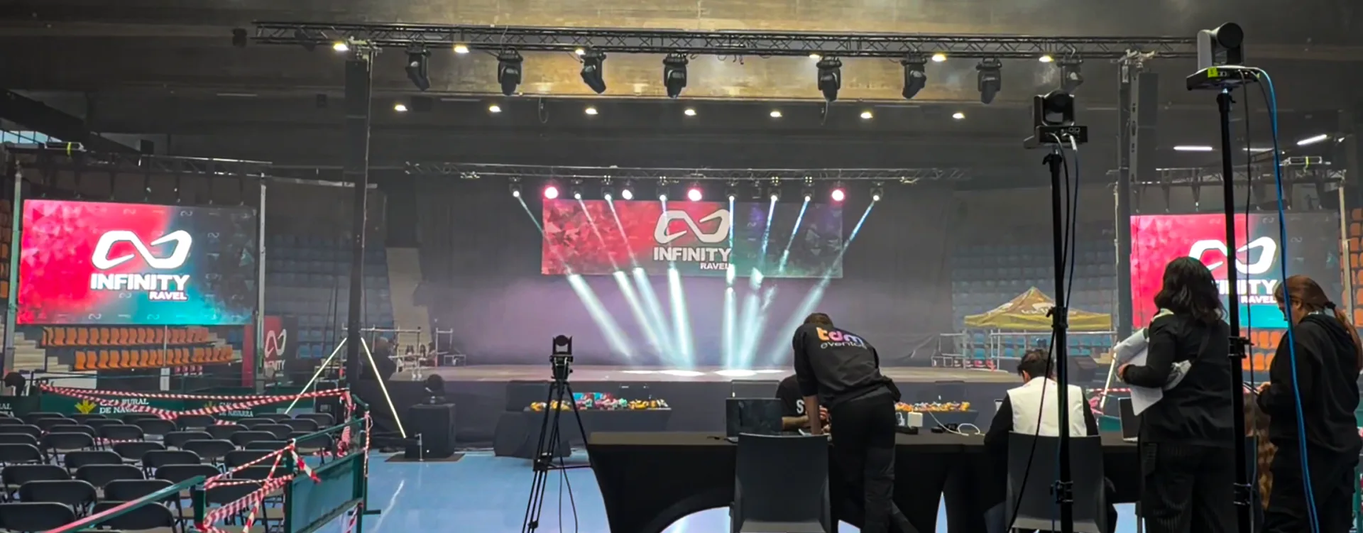 Producción de eventos en Pamplona competición Infinity Ravel