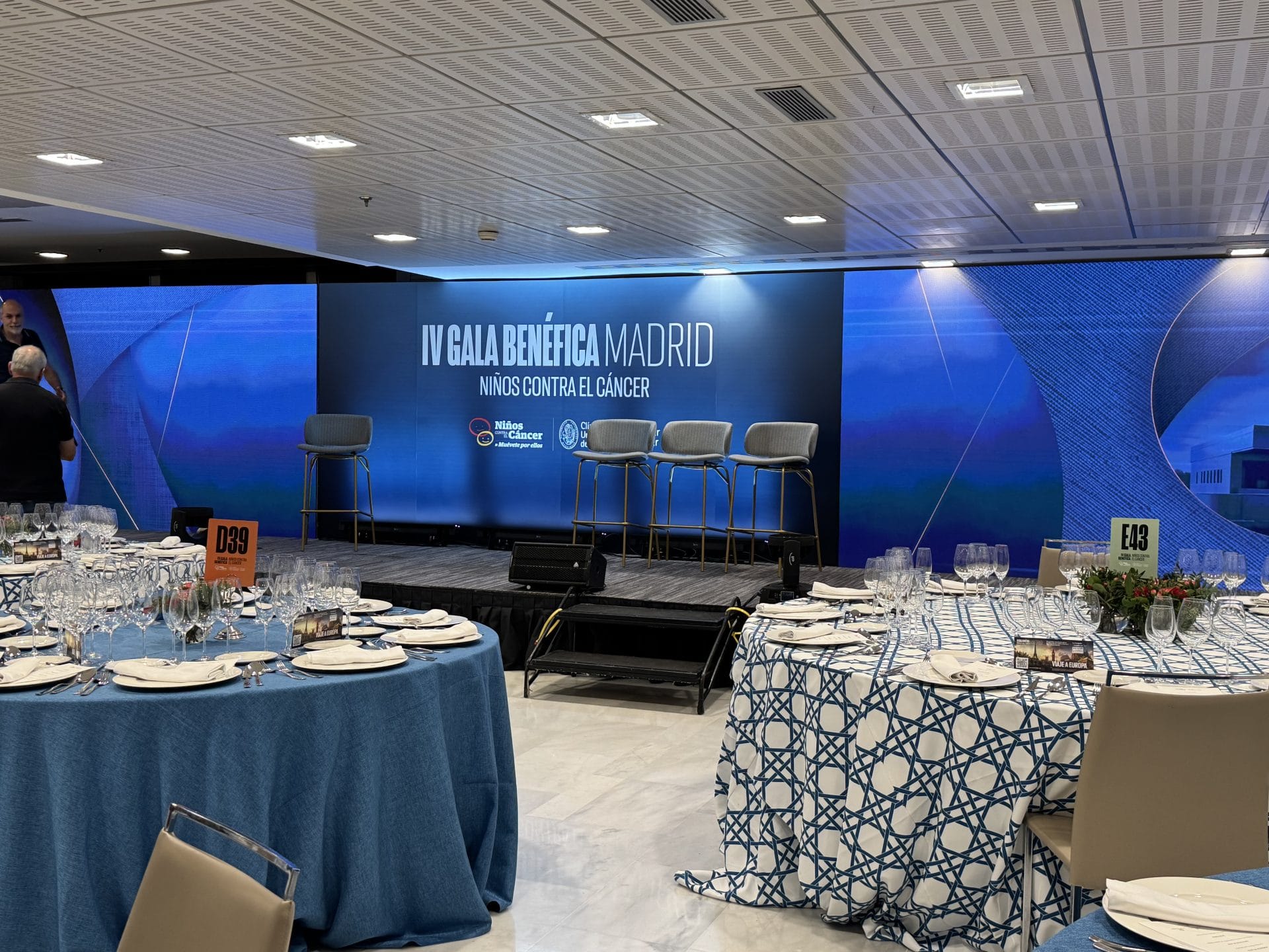 Servicios audiovisuales madrid gala benefica